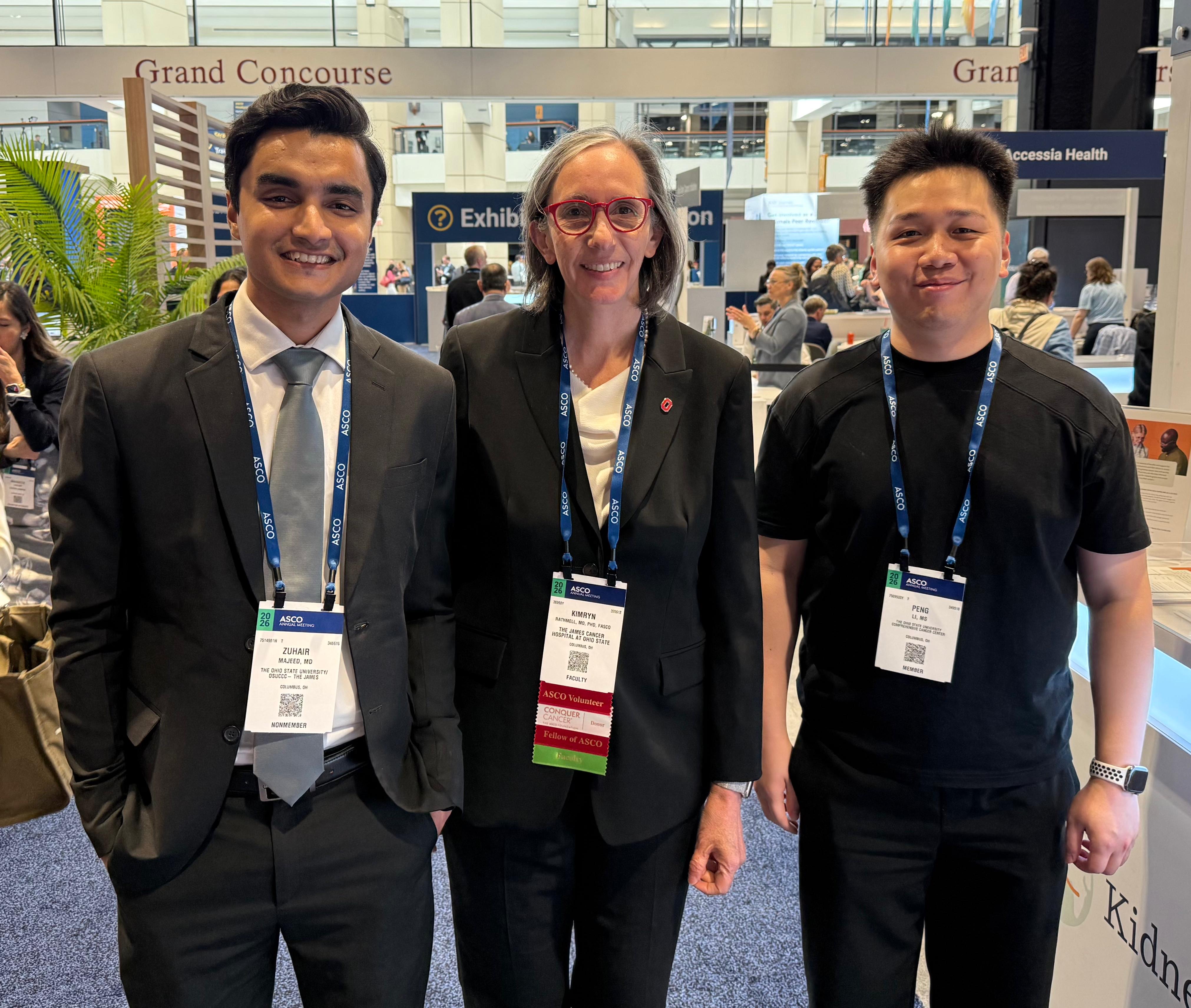 Peng Li with colleagues at ASCO 2026